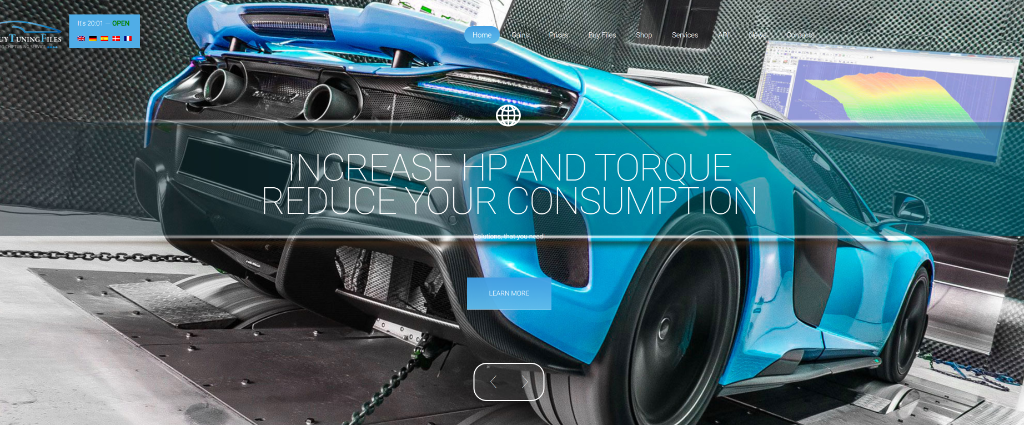 Site web Buy Tuning Files - Reprogrammation moteur et fichiers de tuning