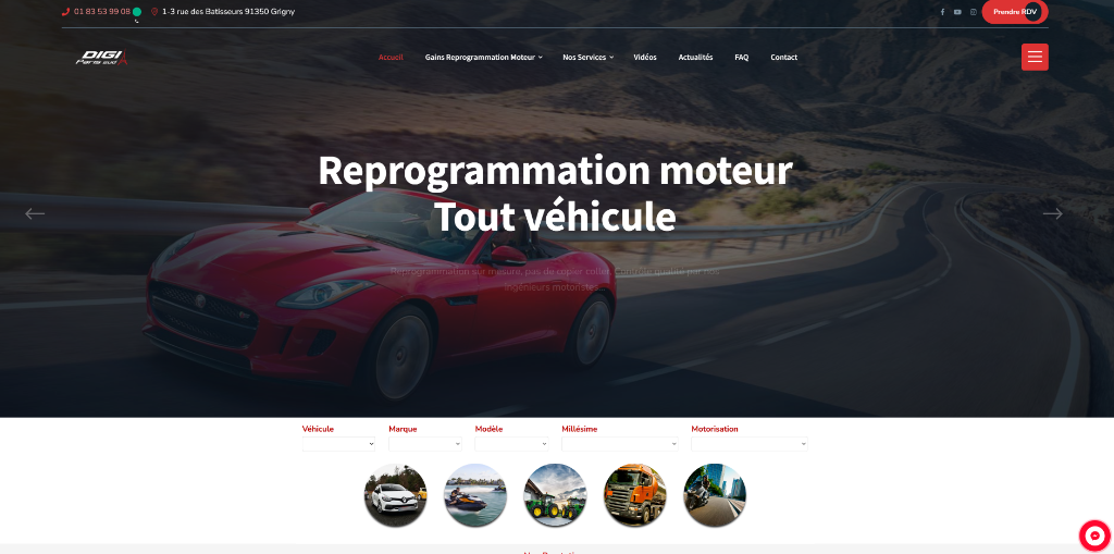 Site web Digi Paris Sud - Agence digitale