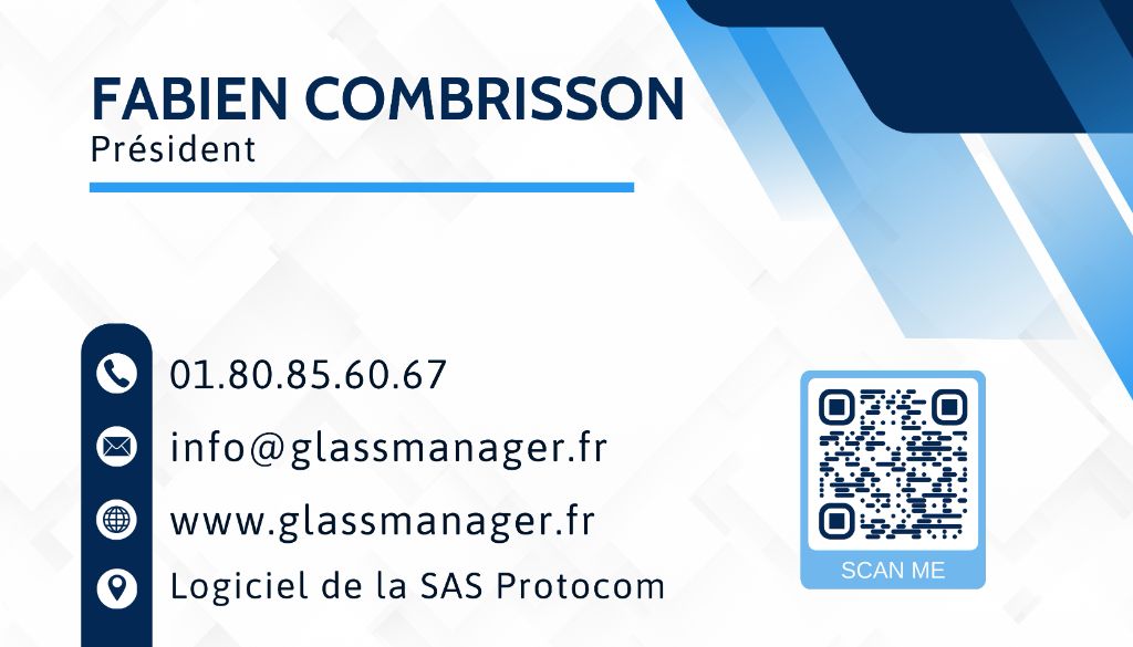 Carte de visite GlassManager - Fabien Combrisson Président